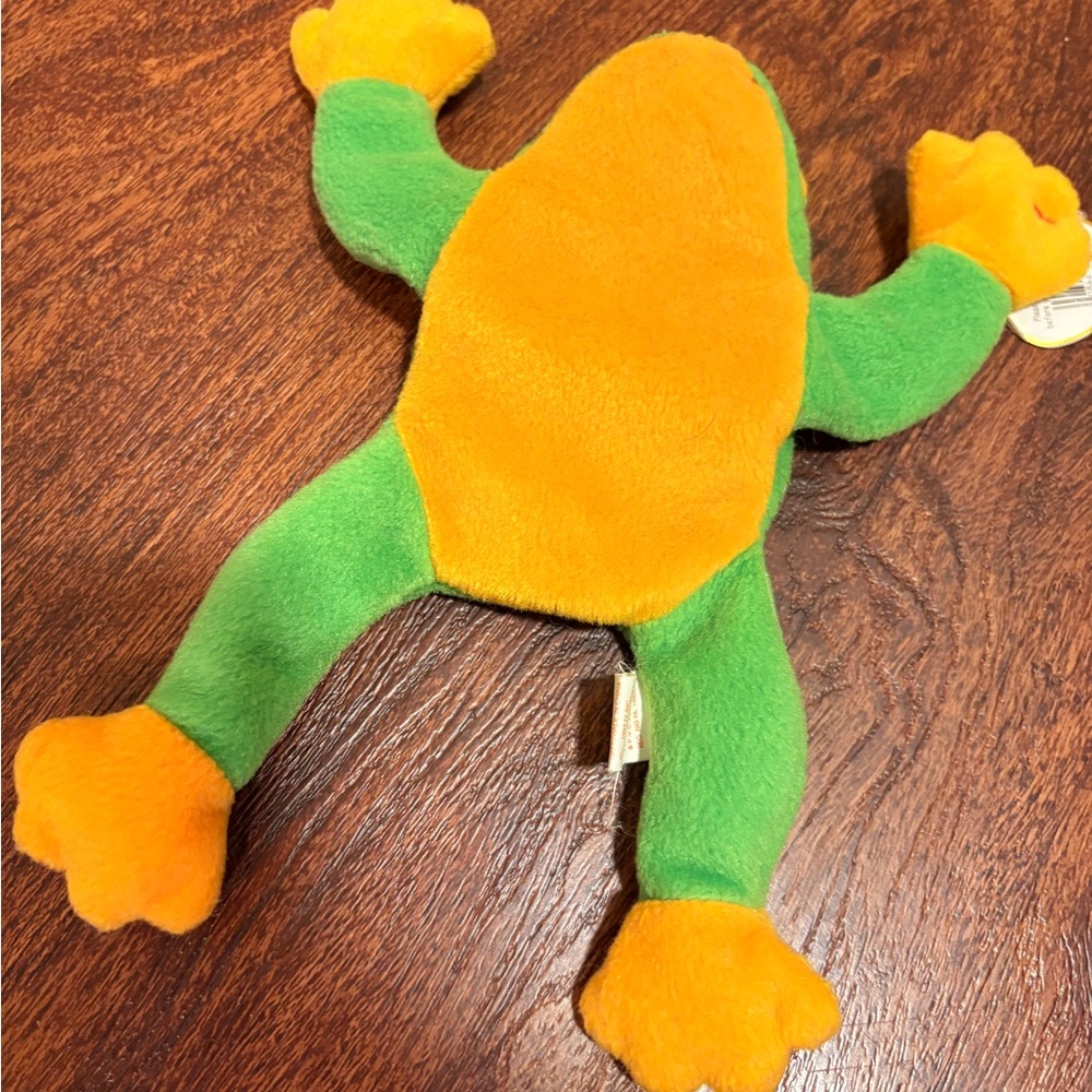 Rare Retired Original 1997 Beanie Baby Smoochy The Frog 🐸 Collectible!!! - Picture 4 of 7